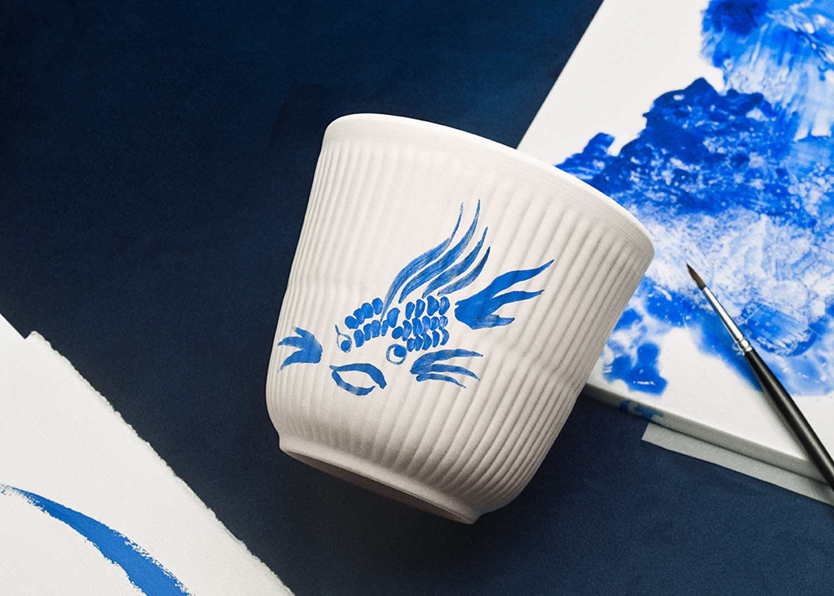 The making of the 250th anniversary cup from Royal Copenhagen
